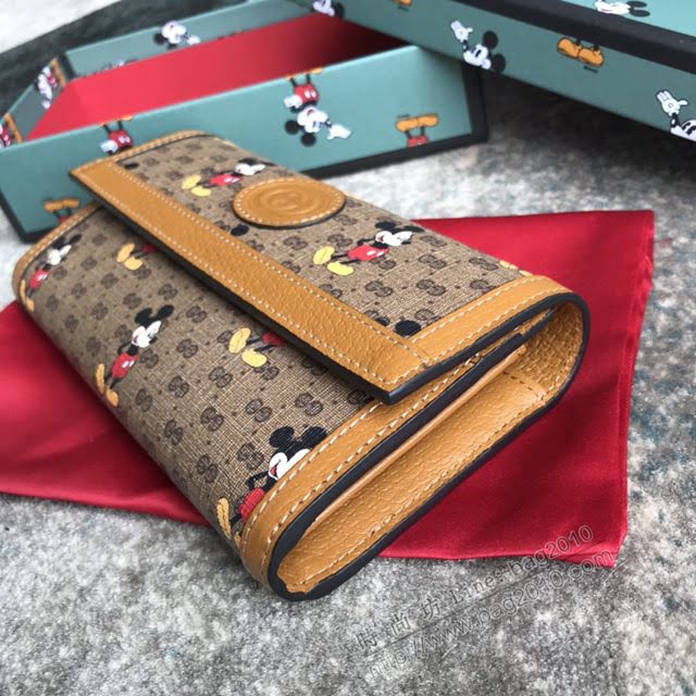 Gucci錢包 古馳2020新款 鑲鑽蜜蜂五金 Gucci翻蓋錢包 499359裸全皮  gdj1088